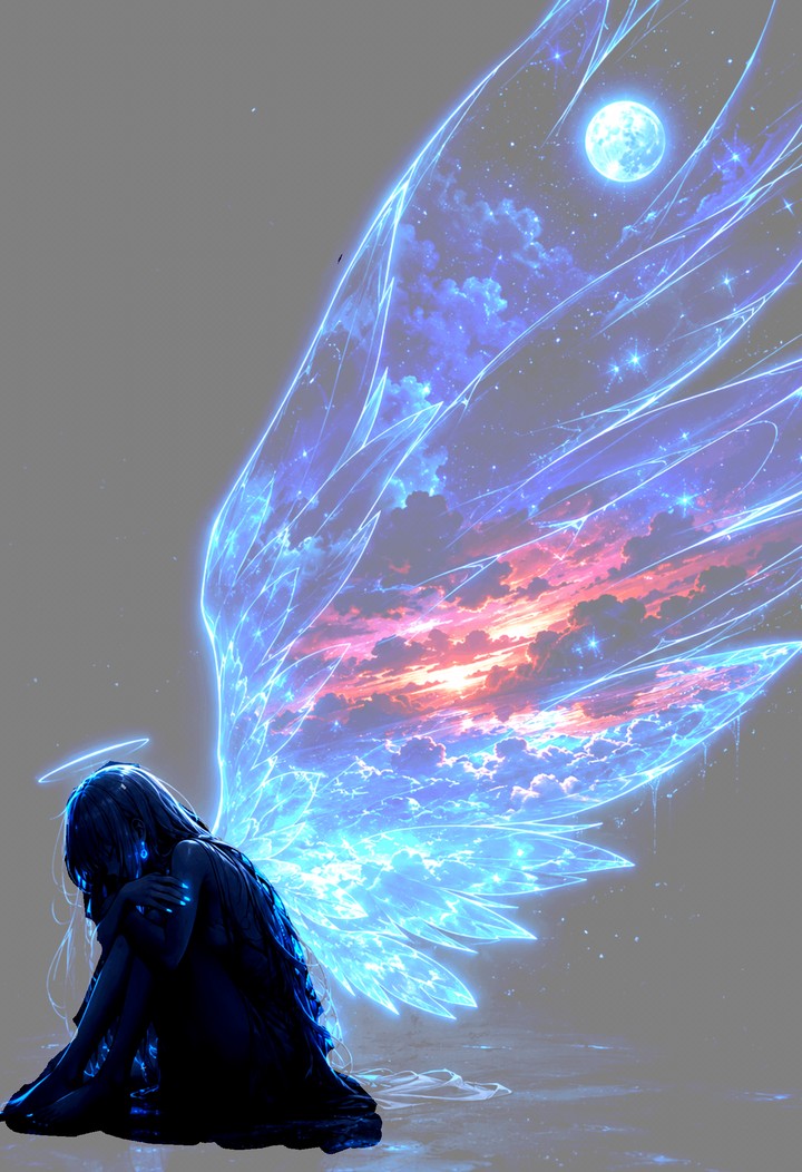 天使の翼 · 開く前